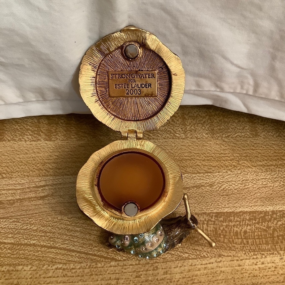 Este Lauder 2003 Solid Perfume Compact By Jay Strongwater - Picture 7 of 9